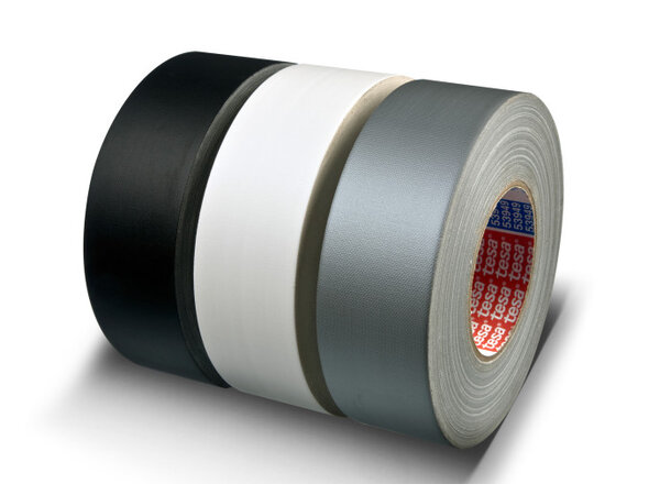 Tesa 53949 Sort - 50mm Duct Tape Matt
